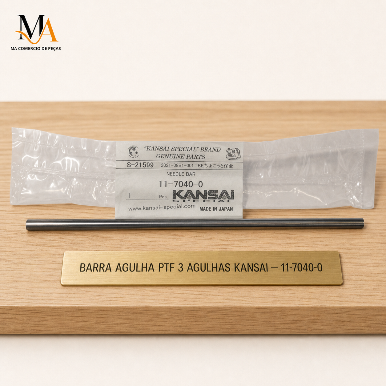 Barra Agulha Ptf 3 Agulhas Kansai
