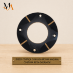 Disco Cortiça com Lata Motor Máquina Costura Reta Overlock